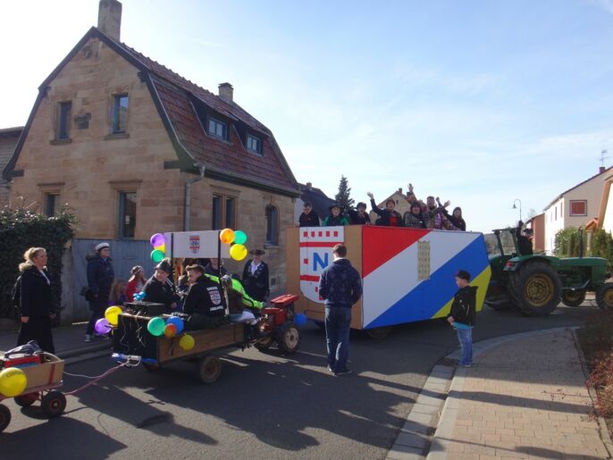 Umzug der "Nacker Narren"